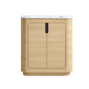 Clearwater 30in Vanity In Light Oak