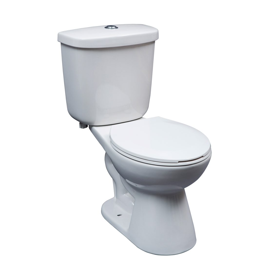 Auckland Toilet 15inch Dual White Front View