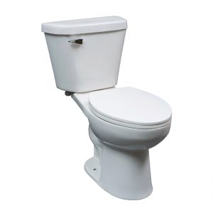 Chicago Toilet 16.5inch 4.8L White Front View