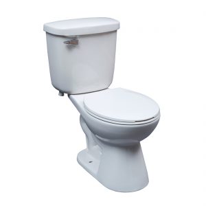 Saint John Toilet 15inch 6L White Front View