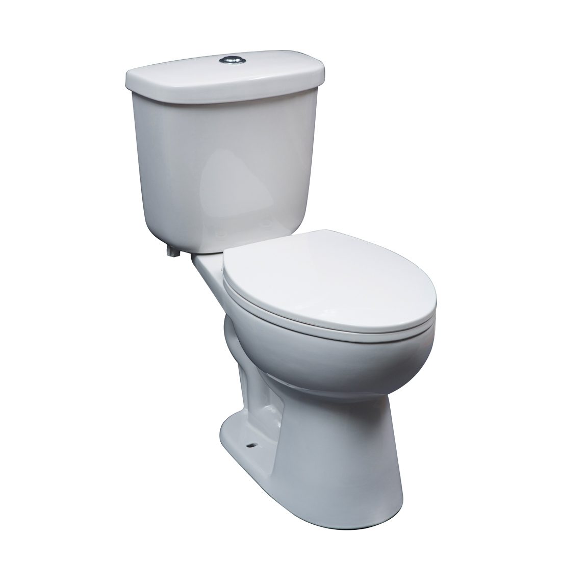 Washington Toilet 16.5inch Dual White Front View